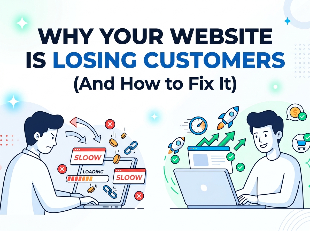Why Your Website Is Losing Customers(And How to Fix It)
