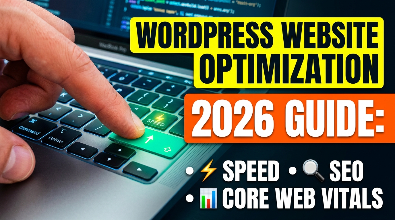 WordPress Website Optimization 2026: Speed, SEO & Core Web Vitals Checklist